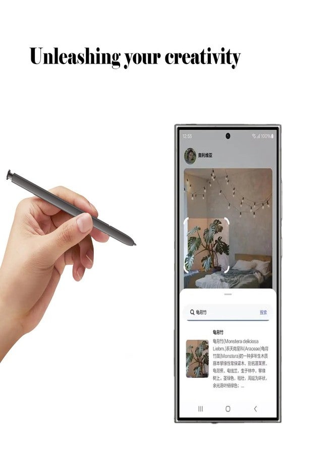 كاوشونغ قلم ستايلس جالاكسي إس 24 ألترا بدون بلوتوث، بديل لقلم ستايلس سامسونج جالاكسي إس 24 ألترا، طرف دقيق 0.7 مم للدقة، إصدار أمريكي، EJ-PS928BYEGUS (رمادي داكن) - Image 5